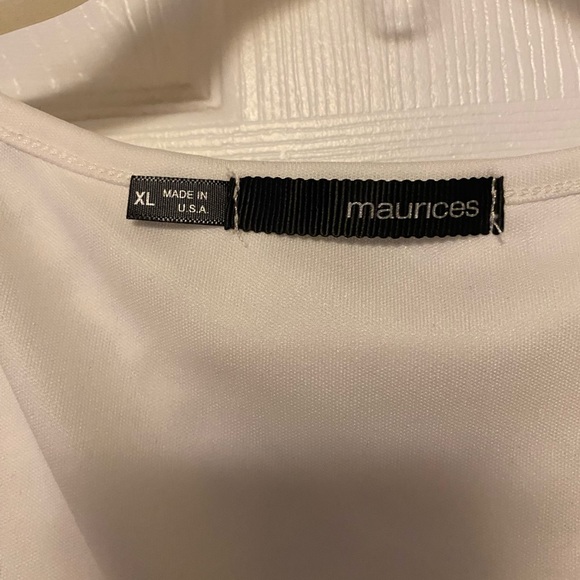 Lace white stretch summer dress size XL - Picture 3 of 3